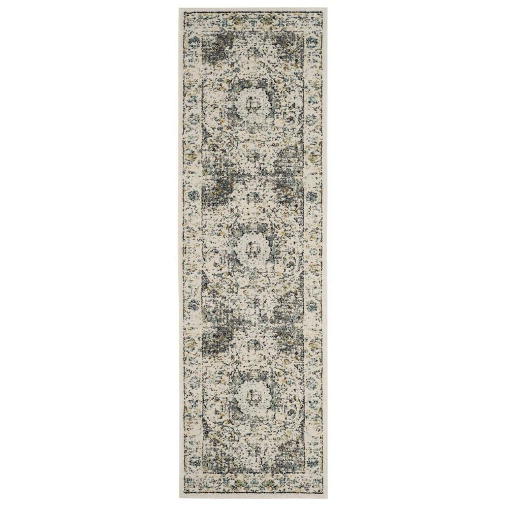 Safavieh Evoke EVK220B-27 2"2" x 7" Grey/Gold Runner, , large
