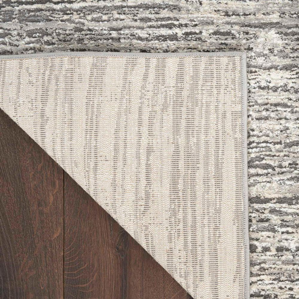 Nourison Sustainable Trends 2&#39;2&quot; x 7&#39;6&quot; Ivory and Grey Runner, , large