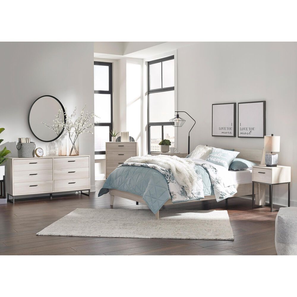 Ashley Socalle Full Panel Headboard in Natural, , large