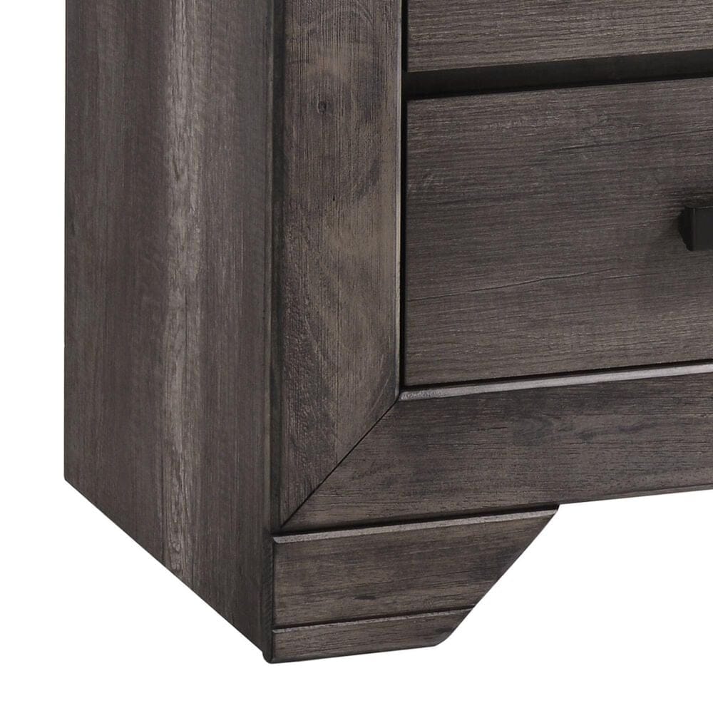 Mayberry Hill Nathan 2-Drawer Nightstand in Distressed Gray, , large