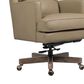 Hooker Furniture Wright Executive Swivel Tilt Chair in Dark Wood, , large