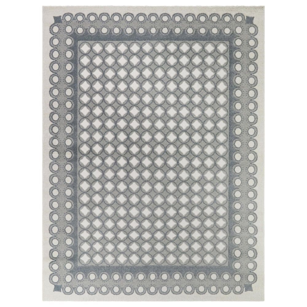Balta Rugs Resist Wiltshire Blue 7"10" x 10" Area Rug, , large