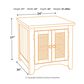 Ashley Wystfield End Table in Vintage White and Warm Brown, , large