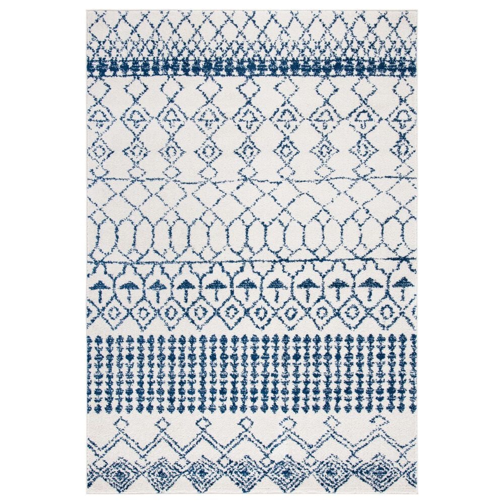 Safavieh Tulum 3" x 5" Ivory and Navy Area Rug, , large