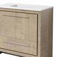 Lexora Home Lafarre 36" Single Bathroom Vanity in Rustic Acacia with 2 cm White Quartz Top and Rectangular Sink, , large