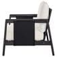 HOMLUX 4-Pieces Outdoor Conversation Set in White and Black, , large