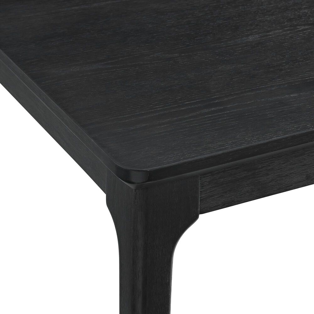 Mayberry Hill Garcia 5-Piece Rectangular Counter Dining Set in Black, , large