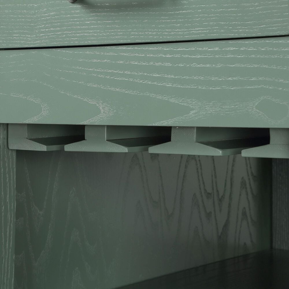 Furniture of America Kling Kitchen Island in Green and White, , large