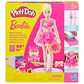 PlayDoh Barbie Ruffles and Bows Doll Set with Three Modeling Doughs in Yellow and Pink, , large