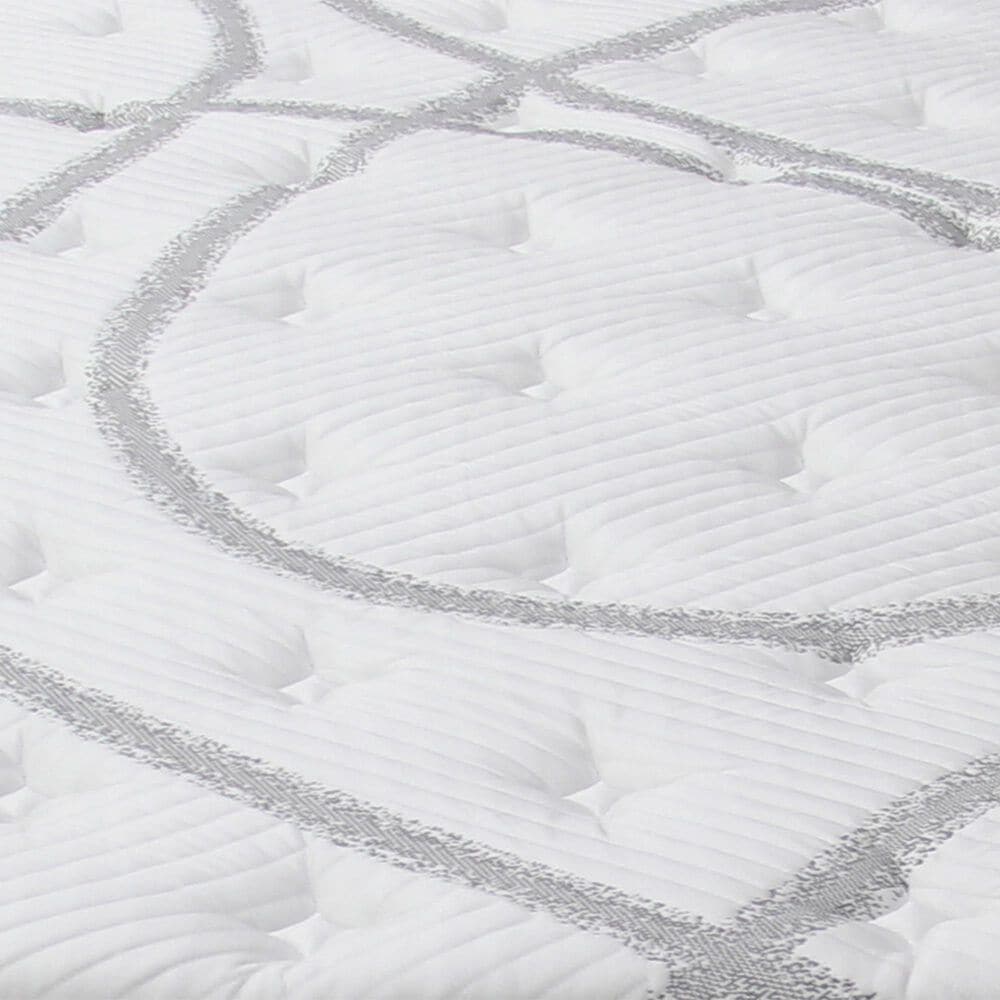 Sleeptronic Berkshire Warren Medium Euro Pillow Top Twin Mattress with Low Profile Box Spring, , large