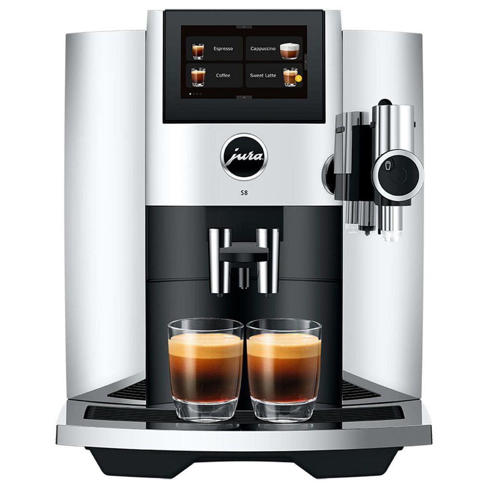 Jura S8 64 Oz Automatic Coffee Maker in Chrome, , large