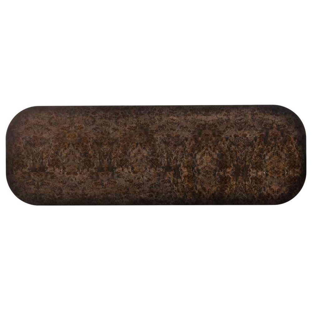 Bassett Mirror Company Langford Console Table in Rich Ebonized and Gold, , large