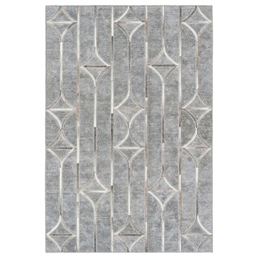 Surya Eloquent 10" x 14" Charcoal, Light Gray, Light Beige and Taupe Area Rug, , large