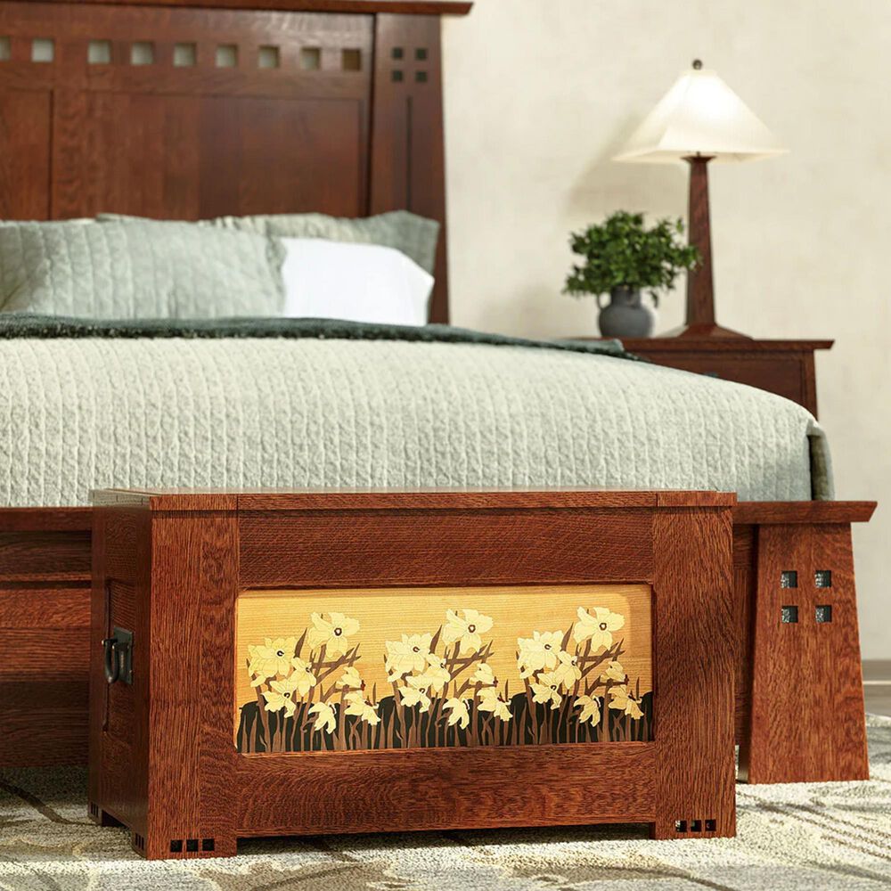 Stickley Furniture Mission 125th Anniversary Daffodil Chest in Lodge, , large