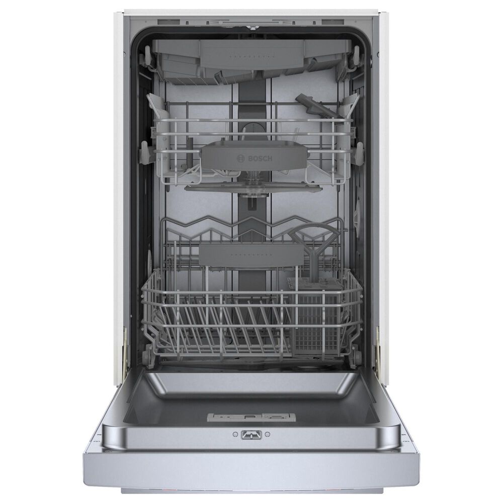 Bosch 800 Series 18&quot; Built In Recessed Handle Dishwasher in Stainless Steel, , large