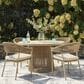 Ashley Orchard Beach 5-Piece Outdoor Dining Set in Beige, , large