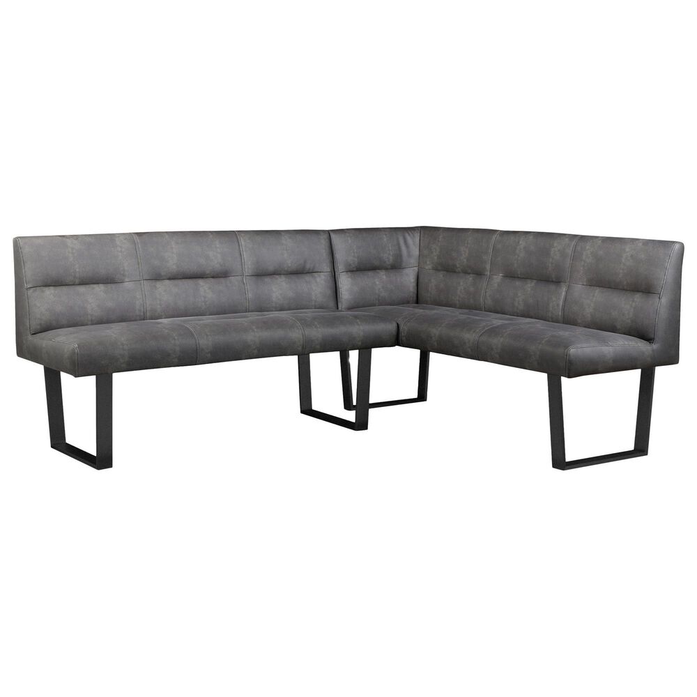 Moe"s Home Collection Hanlon Corner Bench in Dark Grey, , large