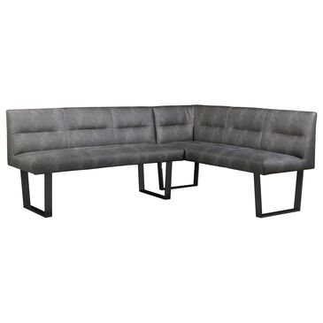 Moe"s Home Collection Hanlon Corner Bench in Dark Grey, , large