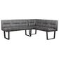 Moe"s Home Collection Hanlon Corner Bench in Dark Grey, , large