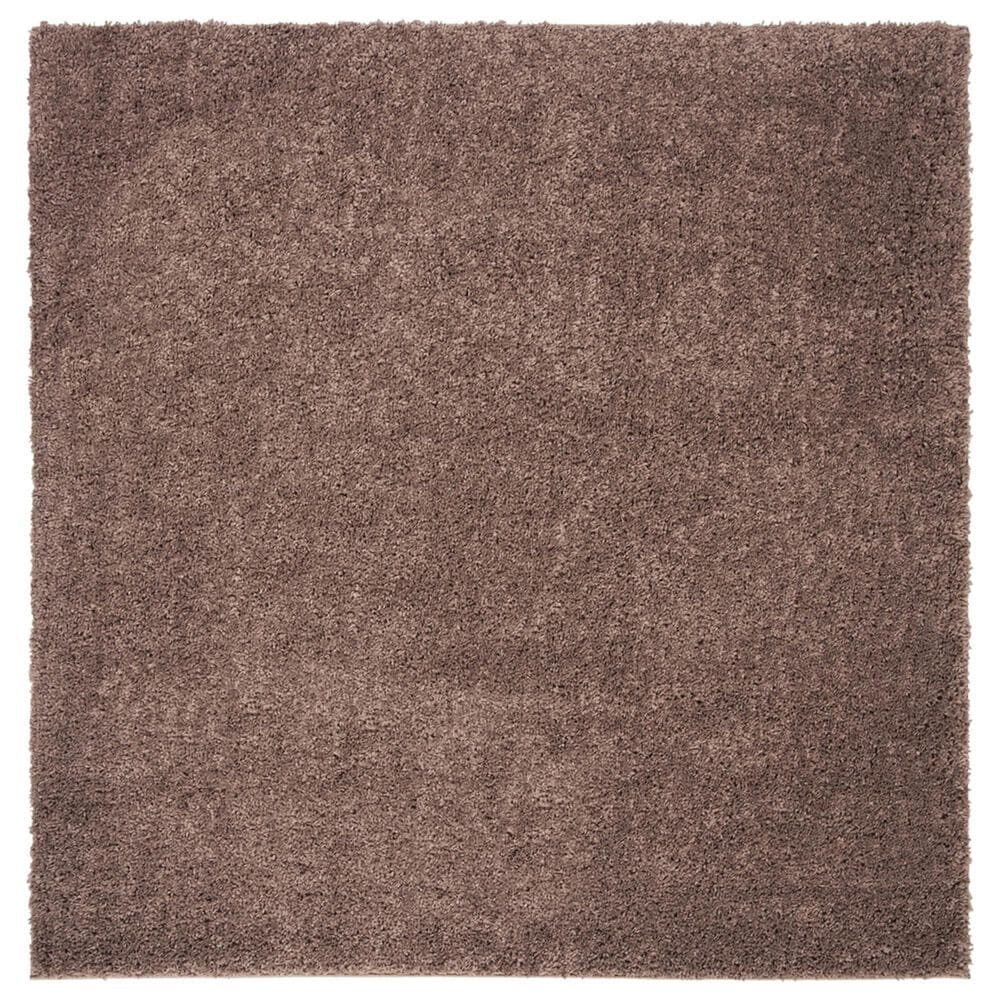 Safavieh August Shag 6"7" Square Taupe Area Rug, , large