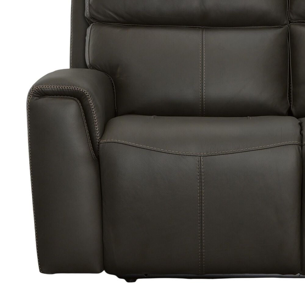 Flexsteel Jarvis Power Reclining Loveseat with Headrests in Mica, , large