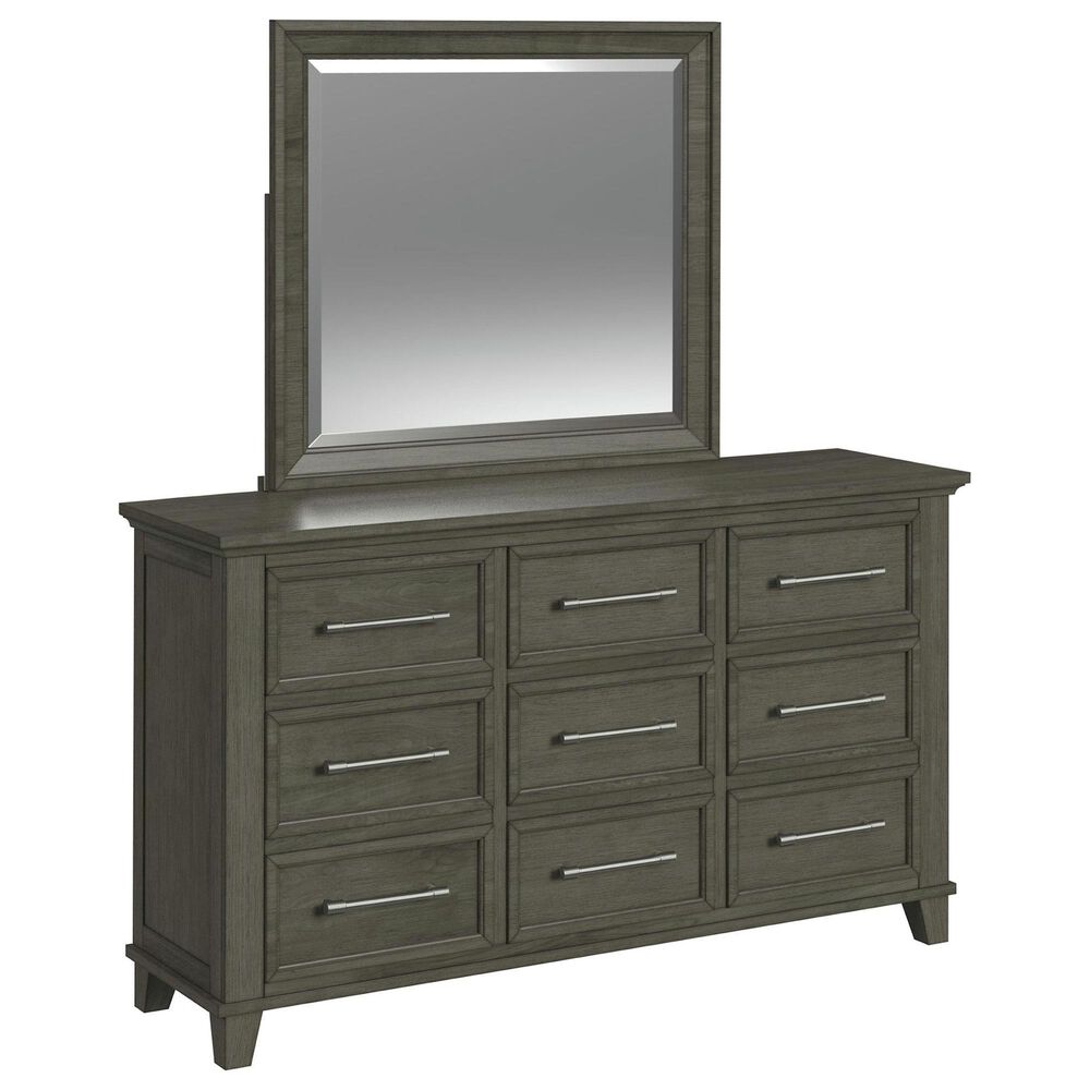 Mayberry Hill Canterbury 5-Piece King Storage Bedroom Set in Grey, , large