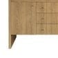 James Martin Vanities Hudson 60" Single Bathroom Vanity in Light Natural Oak with 3 cm White Zeus Quartz Top and Rectangular Sink, , large