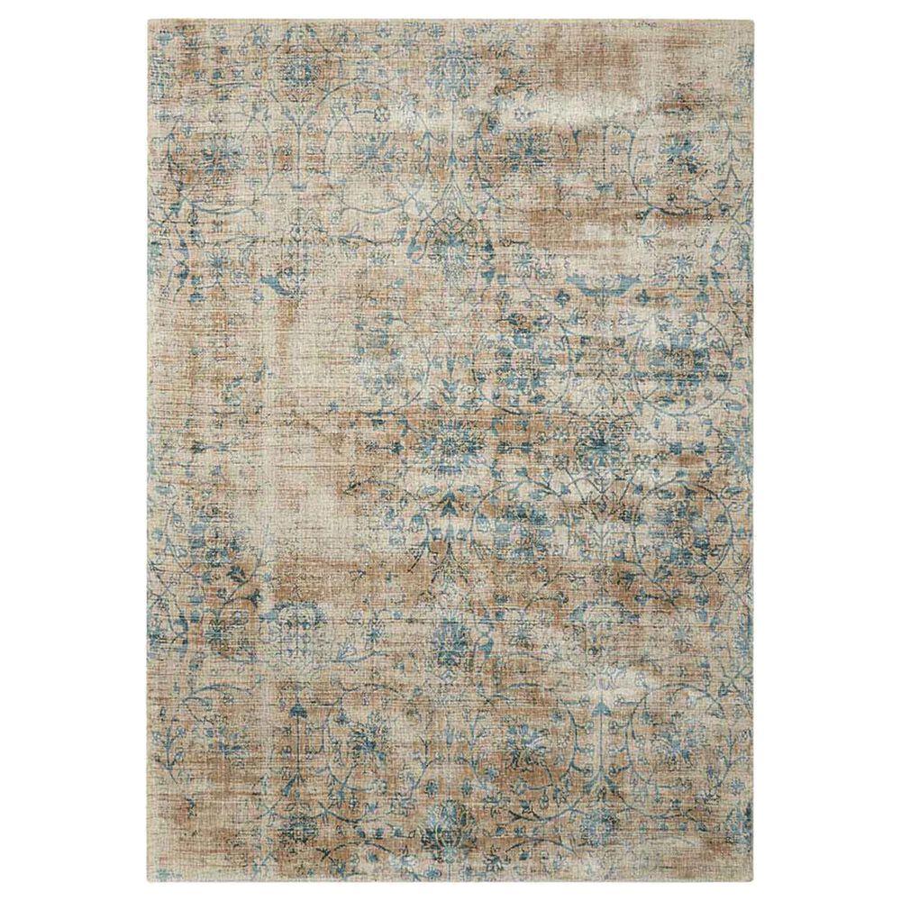 Nourison Desert Skies DSK06 9" x 12" Teal Area Rug, , large