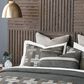 Eastern Accents Enoch 21" x 37" King Pillow Sham in Grigio Smoke and Elio Charcoal, , large