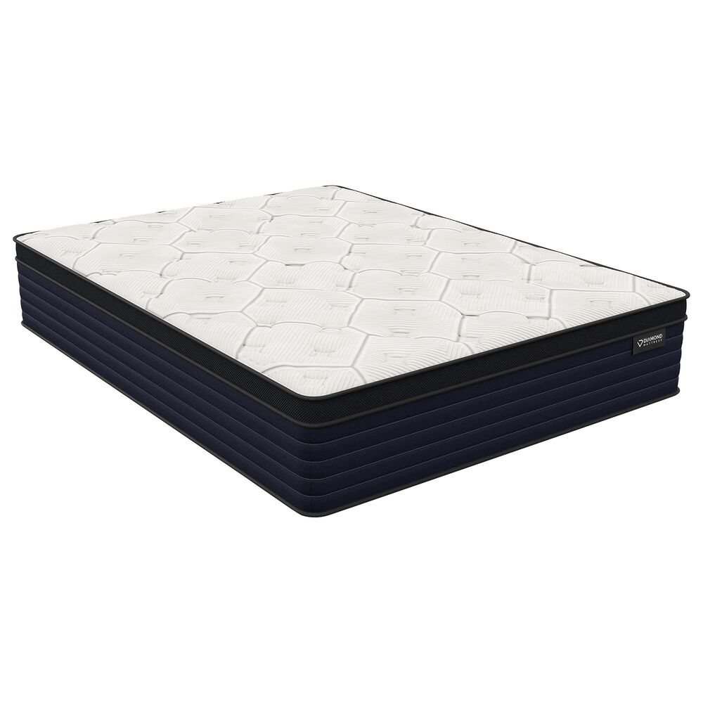 Hearth and Haven Diamond Cleo Firm Euro Top California King Mattress, , large