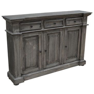 Santa Fe Rustic Console in Graphite Gray, , large