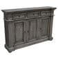 Santa Fe Rustic Console in Graphite Gray, , large