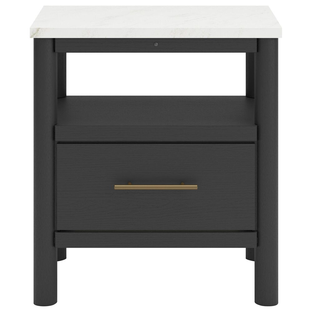 Ashley Cadmori 5-Piece Queen Platform Bedroom Set in Black and White, , large