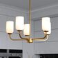 Vaxcel International Co. Ltd. Shelby 5-Light Chandelier in Natural Brass, , large