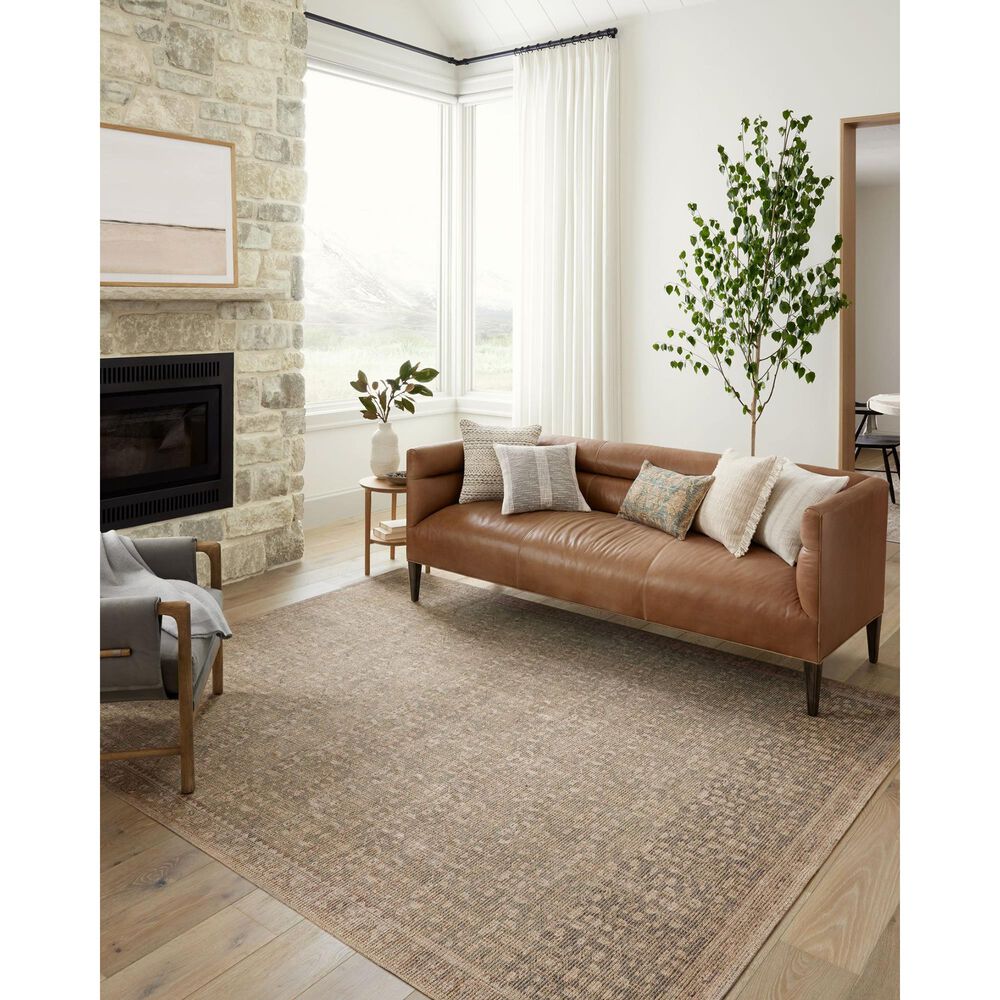 Angela Rose Aubrey 7&#39;6&quot; x 9&#39;6&quot; Sage and Bark Area Rug, , large