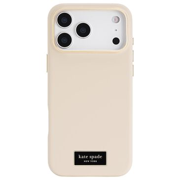 Kate Spade Silicone MagSafe Case for Apple iPhone 17 Pro Max in Icon Perfect Beige, , large