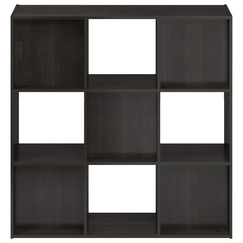 HOMLUX 9-Cube Cubic Shelf Storage Bookcase in Espresso, , large