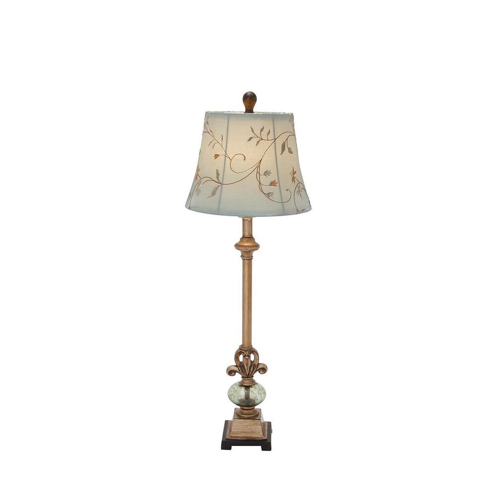 Maple and Jade Buffet Lamp in Shiny Gold, , large
