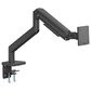 Manhattan Mechanical Spring Single Monitor Desk Mount in Black, , large