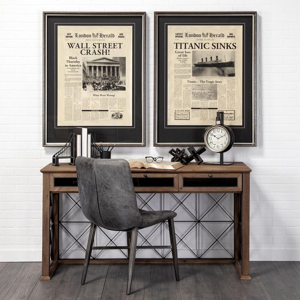 Mercana Suspension Bridge Decorative Bookend in Brown &#40;Set of 2&#41;, , large