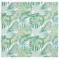 Safavieh Barbados Tropical Botanical BAR592 5"3" Square Green and Teal Indoor/Outdoor Area Rug, , large