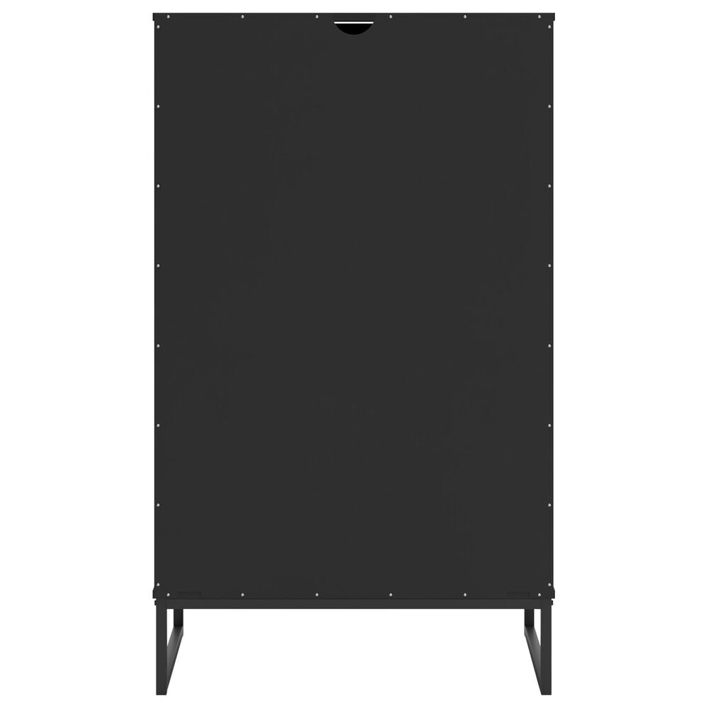 Ashley Socalle 5-Drawer Chest in Matte Black, , large