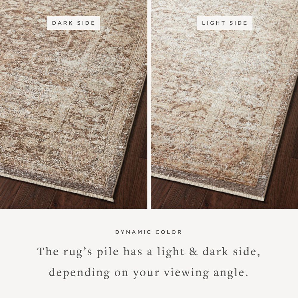 Loloi Sonnet 2&#39;6&quot; x 8&#39; Mocha and Tan Runner, , large
