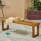Hearth and Haven Nestor Patio Bench in Natural, , large