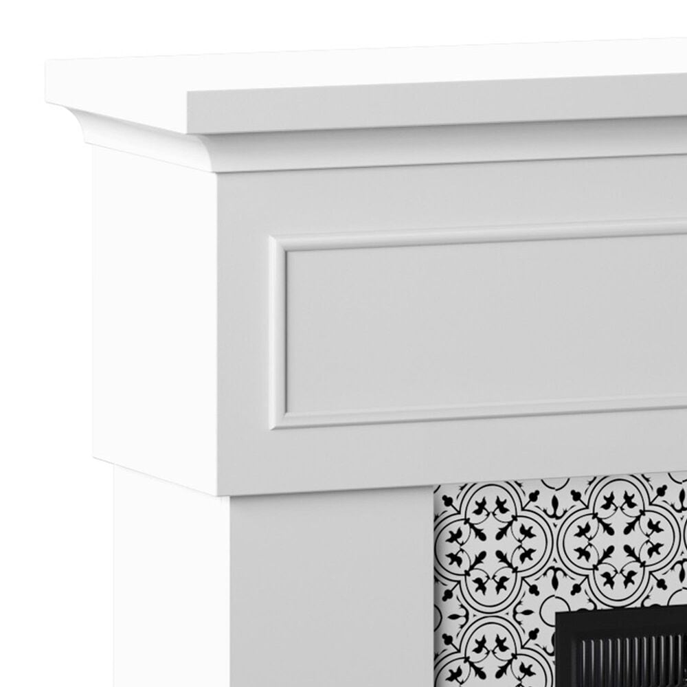 Classic Flame 47" Wall Fireplace with Reversible Surround in White, , large