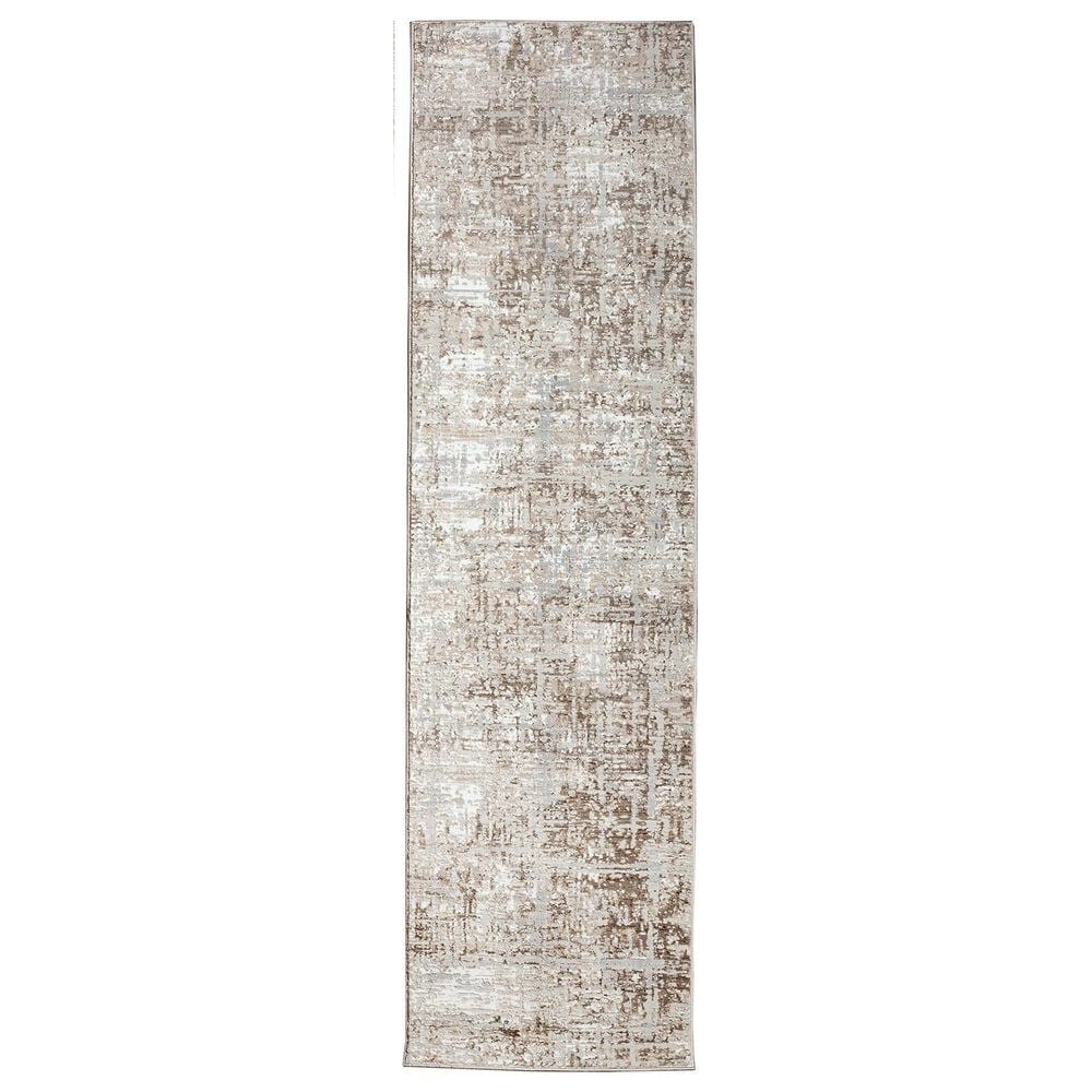 Radici USA Livigno Abstract 2"2" x 7"7" Beige Area Rug, , large