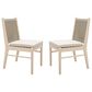 Hearth and Haven Cordoba Outdoor Dining Chair in Beige (Set of 2), , large