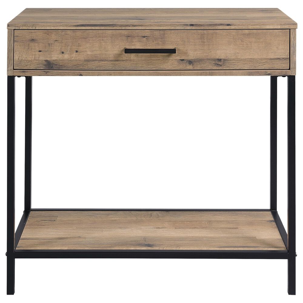 OSP Home Quinton 1-Drawer End Table in Salvage Oak, , large