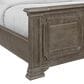 Mayberry Hill Kings Court 5 Piece King Panel Bedroom Set in Grey, , large