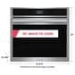 Frigidaire Gallery 30"" Single Electric Wall Oven with Total Convection in Stainless Steel, , large